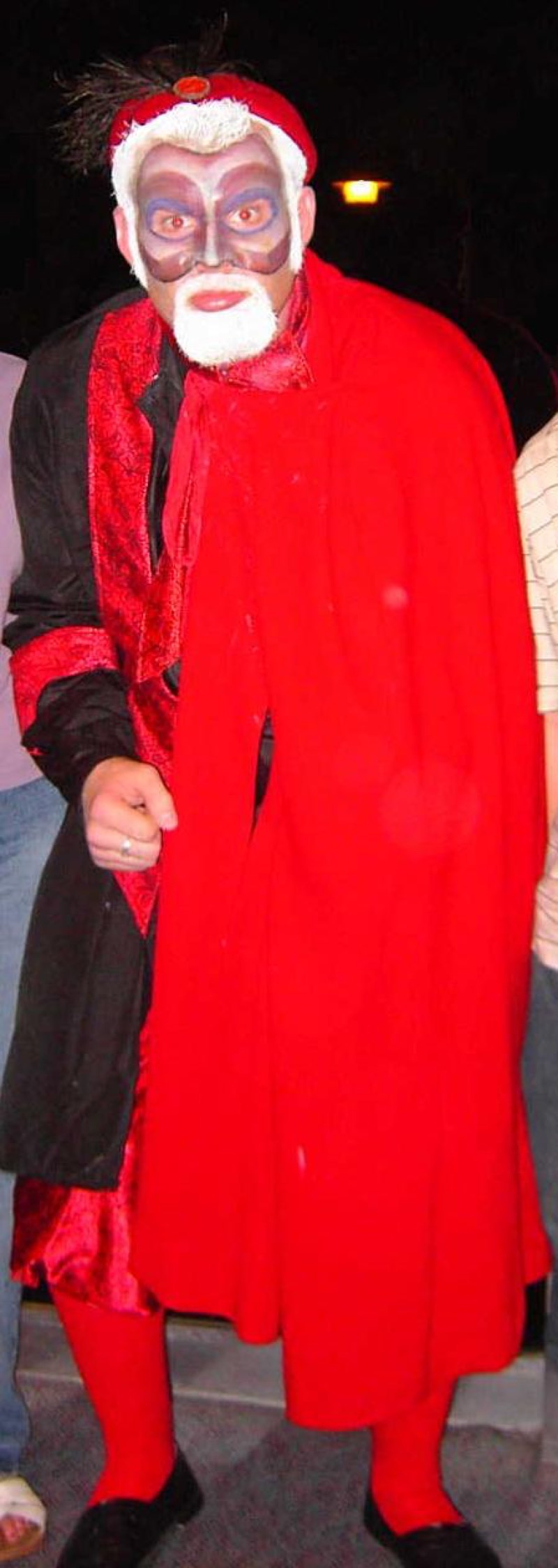 Jarom Brown as Pantalone in The Servant of Two Masters